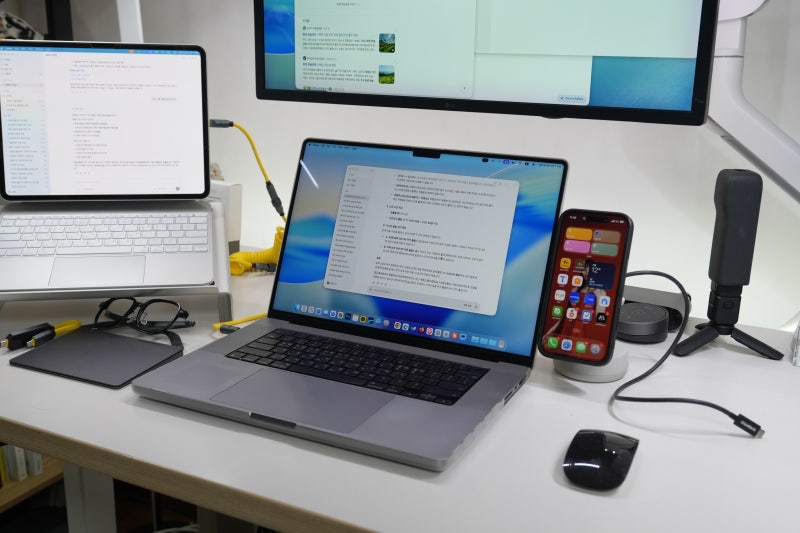 중고 노트북 맥북프로 16인치 M1 Pro, 제미나이 맥용 앱으로 보는 인공지능 활용
